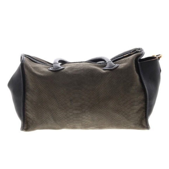 Madewell The Camden Satchel In Embossed Suede RARE - Picture 3 of 13